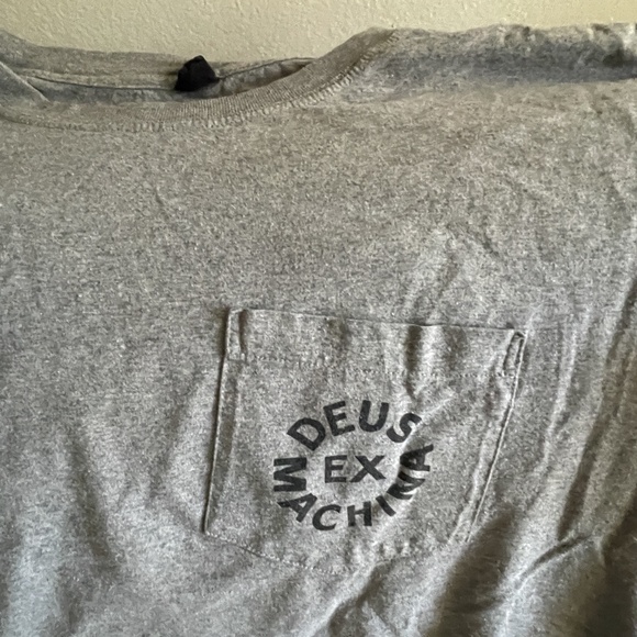 Gray Deus Ex Machina T-shirt, XXL Men's Basic Shirt - Picture 3 of 4